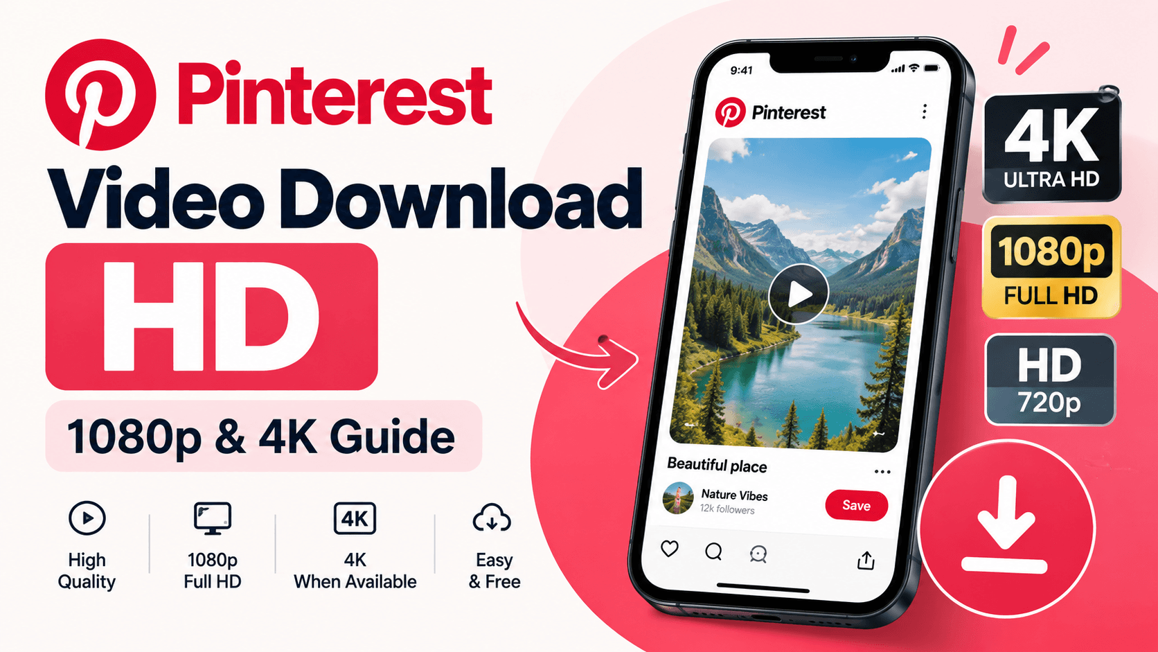 Pinterest Video Download HD guide for 1080p and 4K