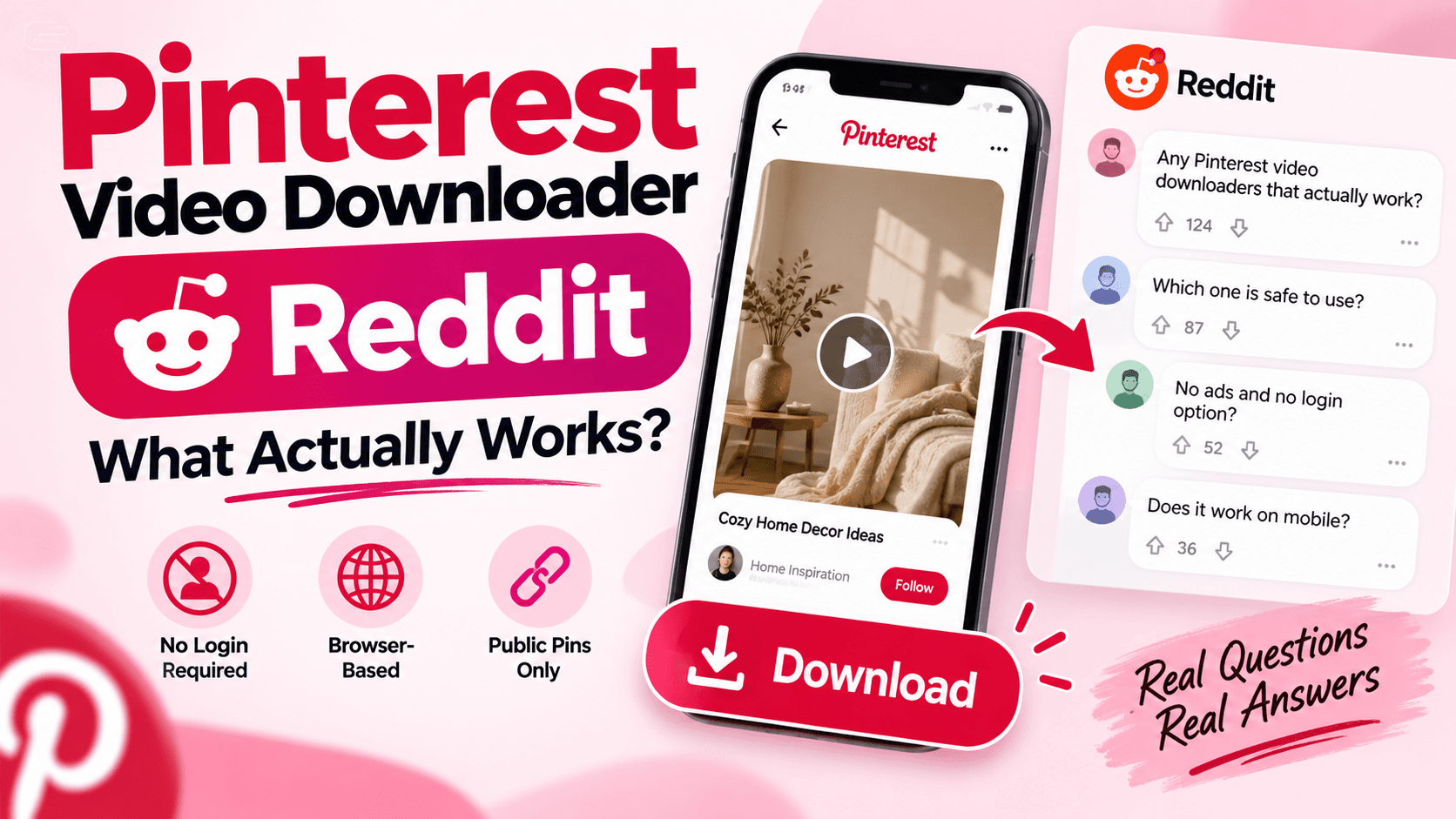 Pinterest Video Downloader Reddit guide